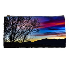 Sunset Landscape Scene, San Juan Province, Argentina003 Pencil Case by dflcprintsclothing