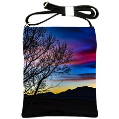 Sunset Landscape Scene, San Juan Province, Argentina003 Shoulder Sling Bag by dflcprintsclothing