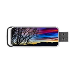 Sunset Landscape Scene, San Juan Province, Argentina003 Portable Usb Flash (one Side) by dflcprintsclothing