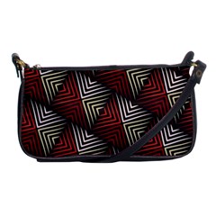 Abstract Zigzag Motif Shoulder Clutch Bag by tmsartbazaar