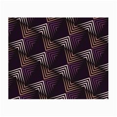 Zigzag Motif Design Small Glasses Cloth by tmsartbazaar