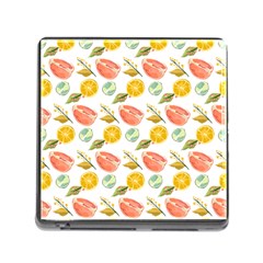 Citrus Gouache Pattern Memory Card Reader (square 5 Slot) by EvgeniaEsenina