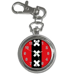 Vertical Amsterdam Flag Key Chain Watches by abbeyz71