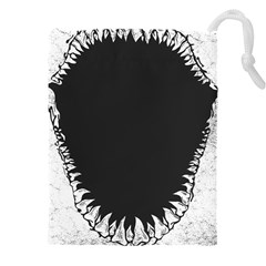 Shark Jaws Drawstring Pouch (5xl) by Contest1753604