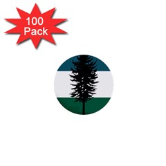 Flag Of Cascadia  1  Mini Buttons (100 Pack)  by abbeyz71