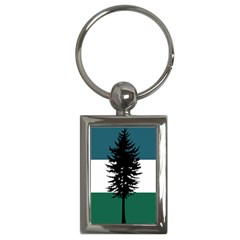 Flag Of Cascadia  Key Chain (rectangle) by abbeyz71