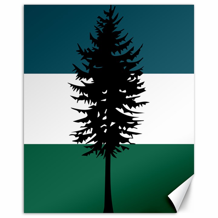 Flag of Cascadia  Canvas 16  x 20 