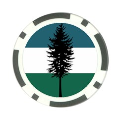 Flag Of Cascadia  Poker Chip Card Guard (10 Pack) by abbeyz71