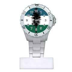 Flag Of Cascadia  Plastic Nurses Watch by abbeyz71