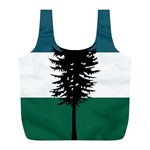 Flag of Cascadia  Full Print Recycle Bag (L) Back