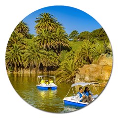 Parque Rodo Park, Montevideo, Uruguay Magnet 5  (round) by dflcprintsclothing