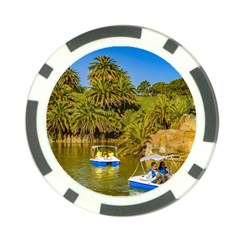 Parque Rodo Park, Montevideo, Uruguay Poker Chip Card Guard by dflcprintsclothing