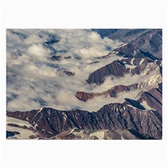 Andes Mountains Aerial View, Chile Large Glasses Cloth by dflcprintsclothing