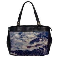 Andes Mountains Aerial View, Chile Oversize Office Handbag by dflcprintsclothing