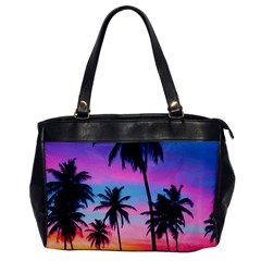 Sunset Palms Oversize Office Handbag by goljakoff