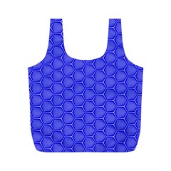 Blue-monday Full Print Recycle Bag (m) by roseblue