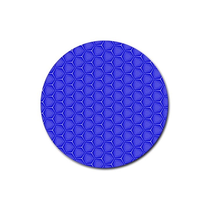 Blue-monday Rubber Coaster (Round) 