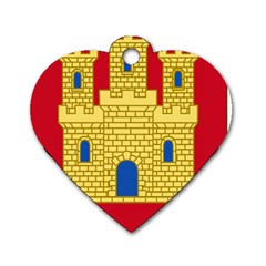 Arms Of Castile Dog Tag Heart (one Side) by abbeyz71