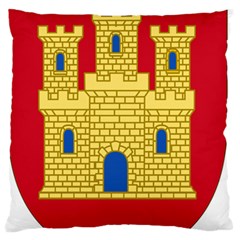 Arms Of Castile Large Flano Cushion Case (one Side) by abbeyz71