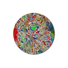 Pop Art - Spirals World 1 Magnet 3  (round)