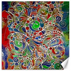 Pop Art - Spirals World 1 Canvas 20  X 20  by EDDArt