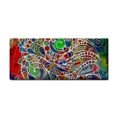 Pop Art - Spirals World 1 Hand Towel by EDDArt