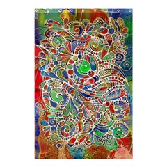 Pop Art - Spirals World 1 Shower Curtain 48  X 72  (small)  by EDDArt