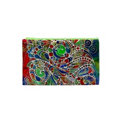 Pop Art - Spirals World 1 Cosmetic Bag (xs) by EDDArt