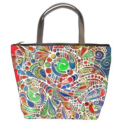 Pop Art - Spirals World 1 Bucket Bag