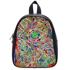 Pop Art - Spirals World 1 School Bag (small)