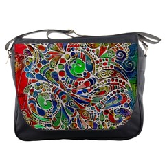 Pop Art - Spirals World 1 Messenger Bag