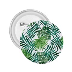 Green Tropical Leaves 2 25  Buttons by goljakoff