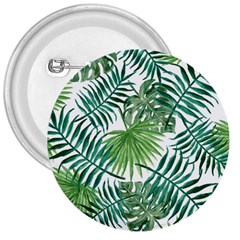 Green Tropical Leaves 3  Buttons by goljakoff