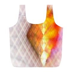 Geometry Diamond Full Print Recycle Bag (l)