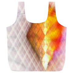 Geometry Diamond Full Print Recycle Bag (xl) by Sparkle