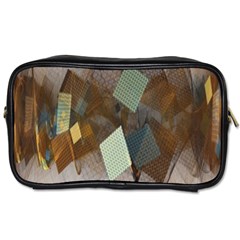 Digital Geometry Toiletries Bag (one Side) by Sparkle