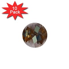 Geometry Diamond 1  Mini Magnet (10 Pack) 