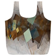 Geometry Diamond Full Print Recycle Bag (xxxl) by Sparkle