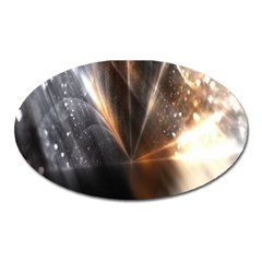 Flash Light Oval Magnet by Sparkle