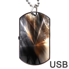 Flash Light Dog Tag Usb Flash (one Side) by Sparkle