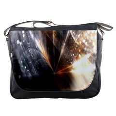 Digital Geometry Messenger Bag by Sparkle