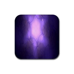 Violet Spark Rubber Coaster (square)  by Sparkle