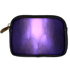 Violet Spark Digital Camera Leather Case by Sparkle