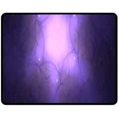 Violet Spark Double Sided Fleece Blanket (medium) 