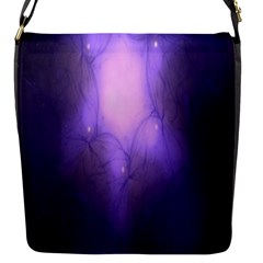 Violet Spark Flap Closure Messenger Bag (s) by Sparkle