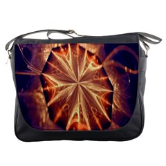 Sun Fractal Messenger Bag by Sparkle