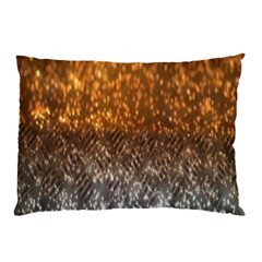 Glitter Gold Pillow Case (two Sides) by Sparkle