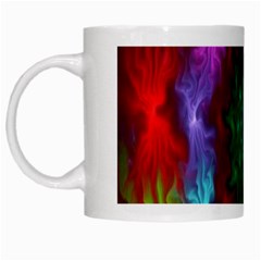 Rainbow Waves White Mugs by Sparkle