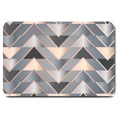 Modern Triangles Large Doormat  by LoolyElzayat