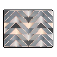 Modern Triangles Fleece Blanket (small)